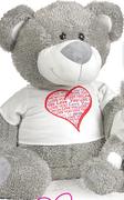 Love You 55cm Bear In T-Shirt