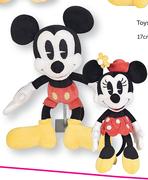 Mickey / Minnie 17cm With Shorts In Plinth-Each