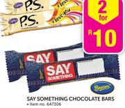 Beacon Say Something Chocolate Bars-2 Nos