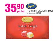 Beacon Turkish Delight-500g Per Box
