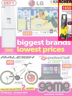 Game : Biggest Brands Lowest Prices (25 Feb - 10 Mar 2015), page 1