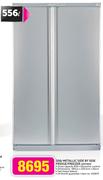 Defy 556ltr Metallic Side By Side Fridge/Freezer-DFF404