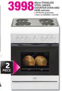 Defy 60cm Stainless Steel Under Counder Oven And Hob-DBO460