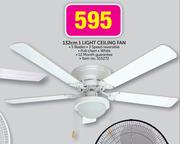 Logik 132cm 1 Light Ceiling Fan