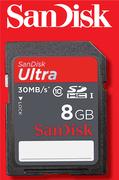 SanDisk 8GB Ultra SD Card Each