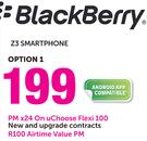 Blackberry Z3 Smartphone-On uChoose Flexi 100
