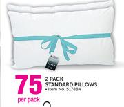 2 Pack Standard Pillows-Per Pack