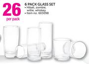 6 Pack Glass Set-Per Pack