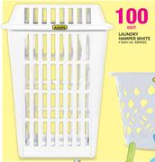 Addis Laundry Hamper White-Each