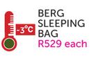 Camp Master Berg Sleeping Bag 3 Degree C-Each