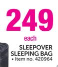 Camp Master Sleepover Sleeping Bag 5 Degree C-Each
