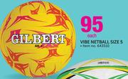 Gilbert Vibe Netball Size 5