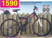 Raleigh 24 Or 26" Rock 25 Mountain Bike