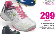Olympic Blast Netball Ladies Shoe-Per Pair
