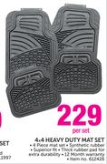 Stingray 4 x 4 Heavy Duty Mat Set