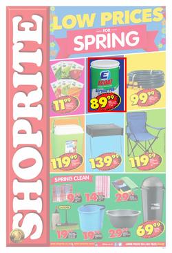 Shoprite Western Cape : Spring (26 Sep - 09 Oct 2016), page 1