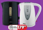 Ottimo 1.7Ltr Cordless Kettle Assorted Designs-Each