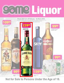 Game : Liquor (18 Feb - 1 Mar 2015), page 1