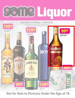 Game : Liquor (18 Feb - 1 Mar 2015), page 1