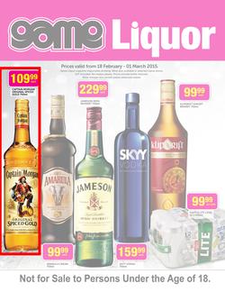 Game : Liquor (18 Feb - 1 Mar 2015), page 1