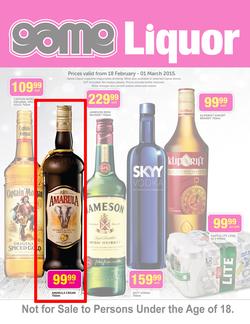 Game : Liquor (18 Feb - 1 Mar 2015), page 1