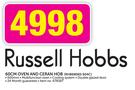 Russell Hobbs 60cm Oven And Ceran Hob-RHB6806S 604C