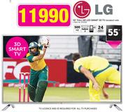 LG 55" Full HD LED Smart 3D TV-55LB652T AFB