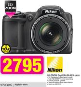 Nikon Hi-Zoom Black Camera-LB30