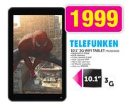Telefunken 10.1" 3G WiFi Tablet TEL1013GIQ