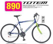 Totem 24" Or 26" Mens Or Ladies Totem Mountain Bikes Each