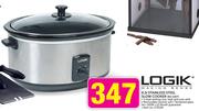 Logik 6.5Ltr Stainless Steel Slow Cooker RS1107