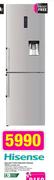 Hisense 322Ltr Bottom Freezer Fridge Inox H430BI WD