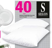 Sheraton Textiles Single Standard Pillow Each