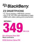 BlackBerry Z3 Smartphone-On uChoose Flexi 350