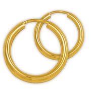 9ct Gold And Silver 12mm Single Earring Each