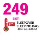 Camp Master Sleepover Sleeping Bag Each