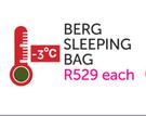 Camp Master Berg Sleeping Bag Each