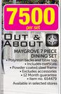 Out & About Maygrove 7 Piece Dining Set-Per Set