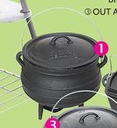 Out & About Size 3 Potjie Pot