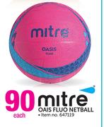 Mitre Oais Fluo Netball 