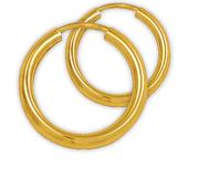 12mm 9ct Gold and Silver Single Earring Each