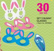 Set 3 Bunny Glasses-Per Set