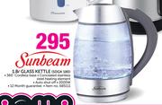 Sunbeam 1.8Ltr Glass Kettle SDGK 180