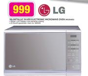 LG 30Ltr Metallic Silver Electronic Microwave Oven MS3040S
