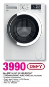 Defy 6kg Metallic Silver Front Load Washing Machine WCY61032M