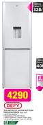 Defy 323ltr Metallic Silver Bottom Freezer Fridge-DAC 517