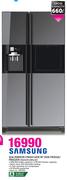 Samsung 524ltr Mirror Finish Side By Side Fridge/Freezer-RS21HFLMR1/XF