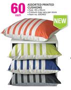 Assorted Printed Cushions-Each