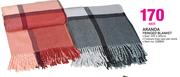 Aranda Fringed Blanket-Each