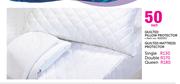 Quilted Mattress Protector Single
